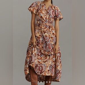 NWT Anthropologie Maeve Somerset Maxi Dress, size XS